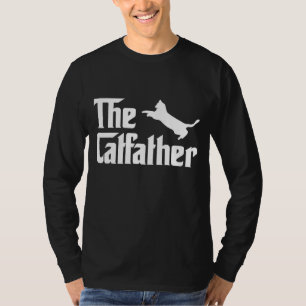 The Catfather Funny Cute Cat Father Pet Kitty Kitt T-Shirt
