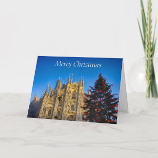 The Cathedral at Christmas Holiday Card
