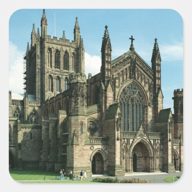 The Cathedral Church of the Blessed Virgin Mary an Square Sticker (Front)