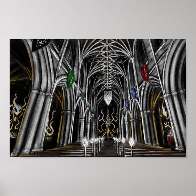 The Cathedral of the Ancients Print (Front)