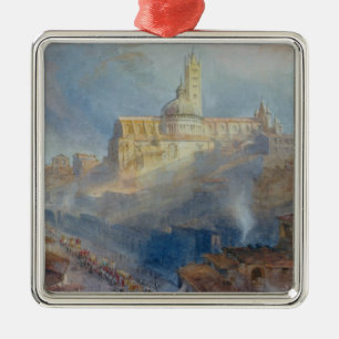 The Cathedral, Siena, 1902 Metal Ornament