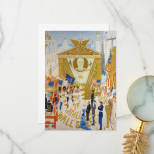 The Cathedrals of Wall Street by Stettheimer Thank You Card