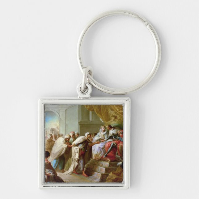 The Catholic King and Queen Keychain (Front)