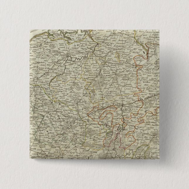 The Catholic Netherlands 2 Inch Square Button (Front)