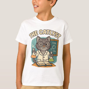 The Catlyst – Chemistry Cat T-Shirt
