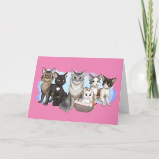 The Cats and Crew Greeting Card 5" x 7"