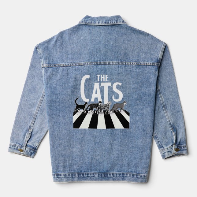 The Cats Denim Jacket (Back)