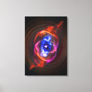 The Cats Eye Nebula - expanding red giant Canvas Print