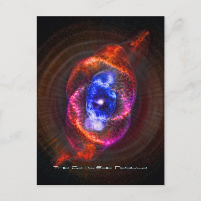 The Cats Eye Nebula Postcard (Front)