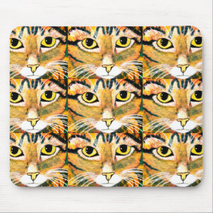 ~The Cats' Eyes Have It ~ Original Painting ~ Mouse Pad