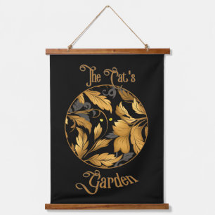 The Cat's Garden Garden Hanging Tapestry