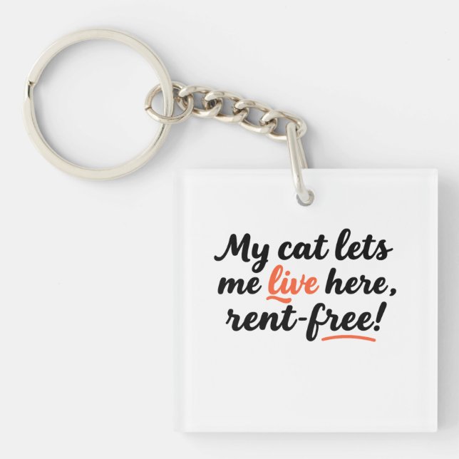 The Cat's House Keychain (Front)