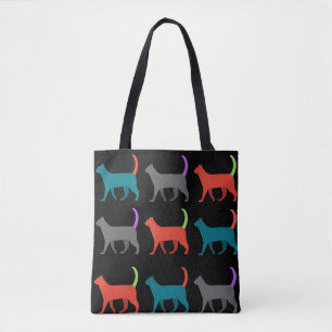 The cats in the bag! tote bag