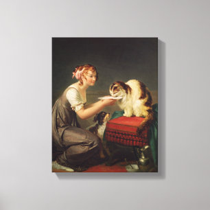 The Cat's Lunch Canvas Print