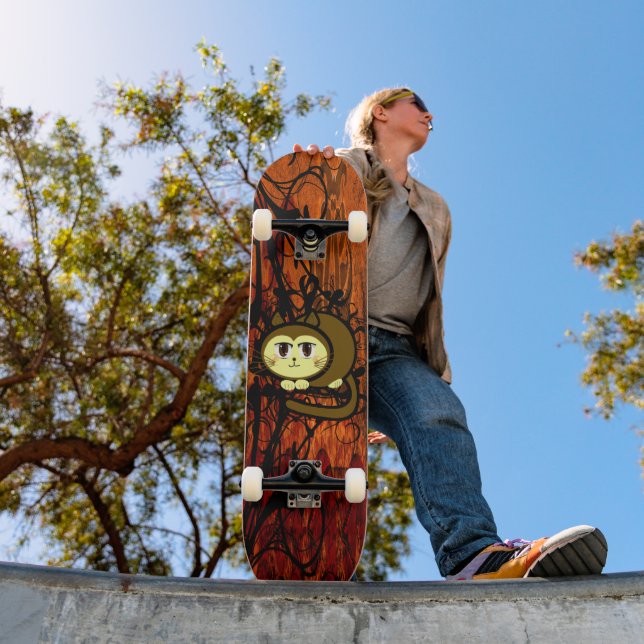 The Cat's Meow - Customized Skateboard (Outdoor 1)