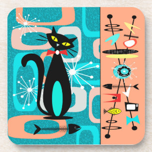 The Cats Meow  (Set of 6) Coaster