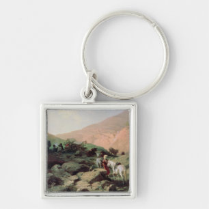The Caucasus, 1872 Keychain
