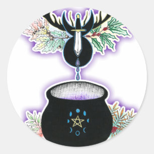 The Cauldron Born Classic Round Sticker