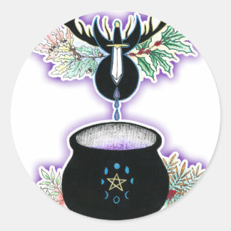 The Cauldron Born Classic Round Sticker