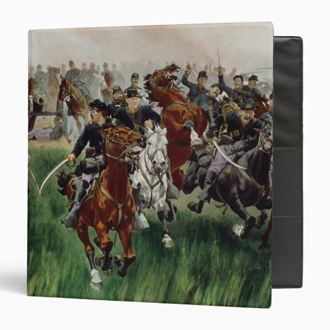 The Cavalry, 1895 Binder (Front/Inside)
