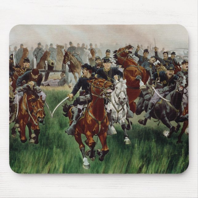 The Cavalry, 1895 Mouse Pad (Front)