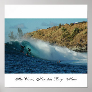 The Cave,  Honolua Bay,  Maui Poster