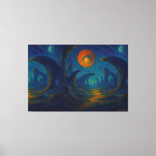 The Cavern Sky Canvas Print