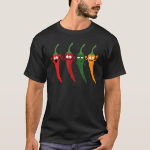 The Cayenne Pepper Hot Colorful Chili T-Shirt
