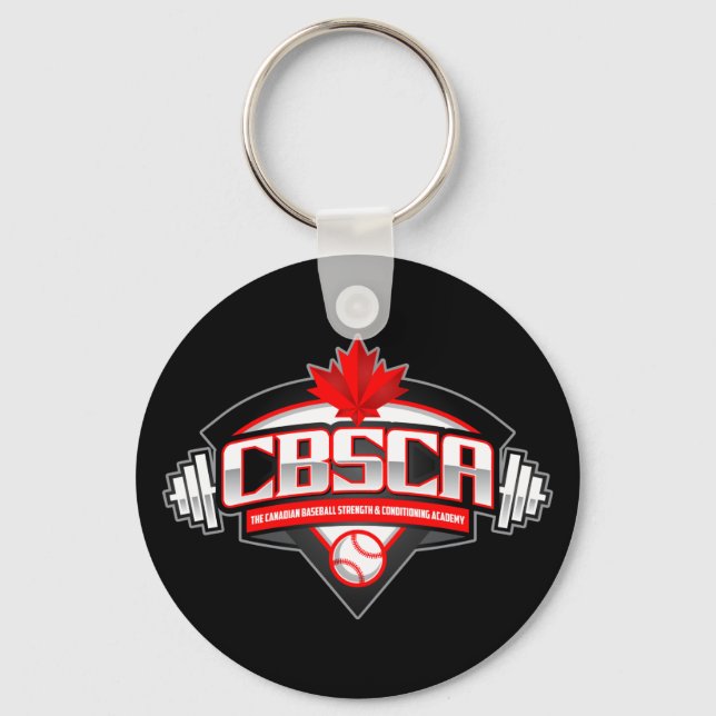 The CBSCA 2.25" Basic Button Keychain (Front)