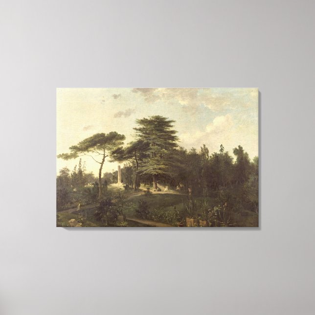 The Cedar of Lebanon in the Jardin des Plantes Canvas Print (Front)