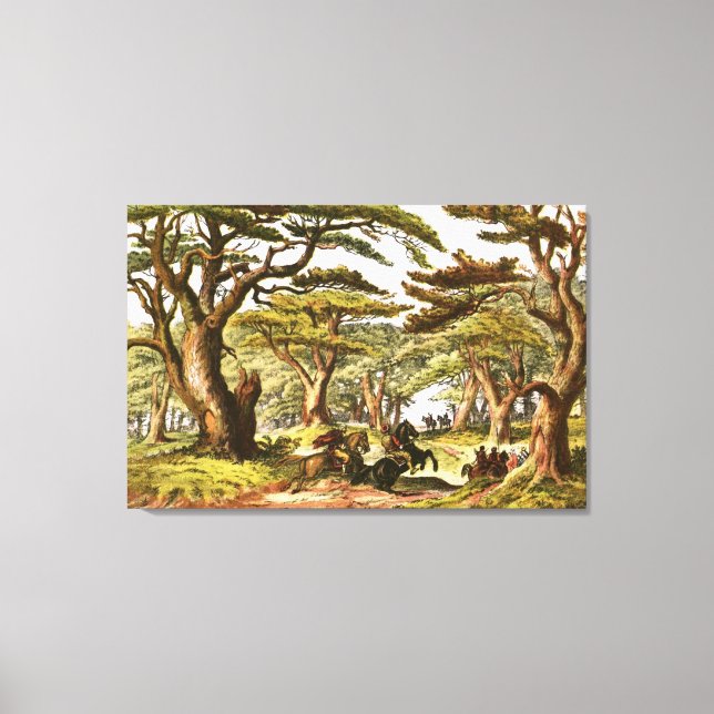 The Cedars of Lebanon Canvas Print (Front)