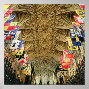 The Ceiling of St. George's Chapel, Windsor Poster
