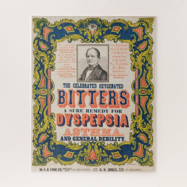 The Celebrated Oxygenated Bitters Jigsaw Puzzle (Vertical)