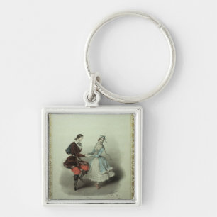 The Celebrated Polka, song sheet, 1840 Keychain