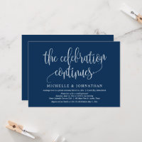 The Celebration Continues, Wedding Elopement Party