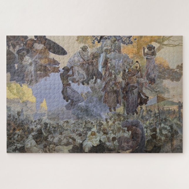 The Celebration of Svantovit in Rujana by Alphonse Jigsaw Puzzle (Horizontal)