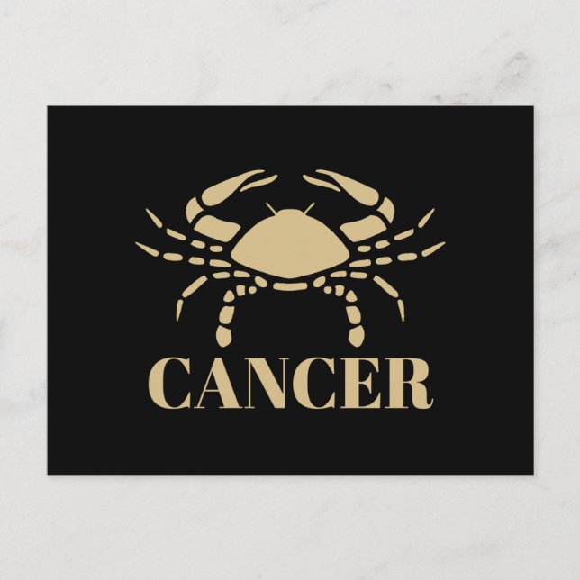 The Celestial Astrology Horoscope Cancer Sign Postcard (Front)