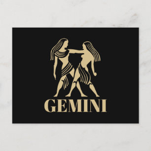 The Celestial Astrology Horoscope Gemini Sign Postcard