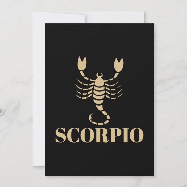 The Celestial Astrology Horoscope Scorpio Sign (Front)