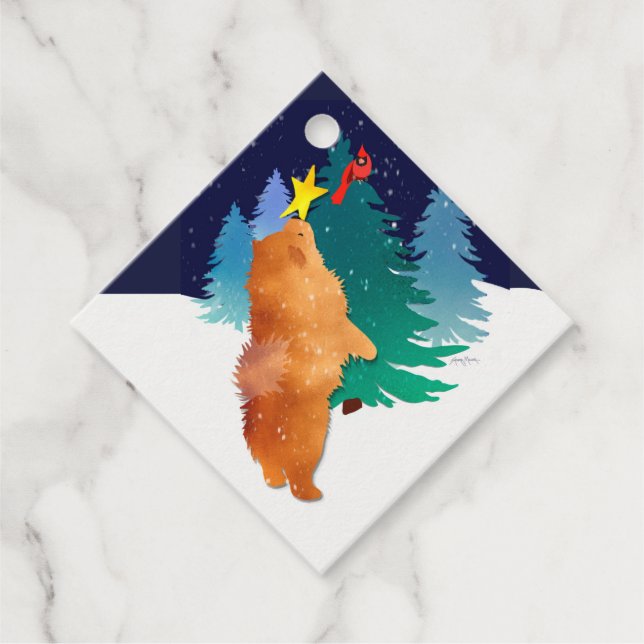 THE CELESTIAL - CHOW -Gift Tags (Front)
