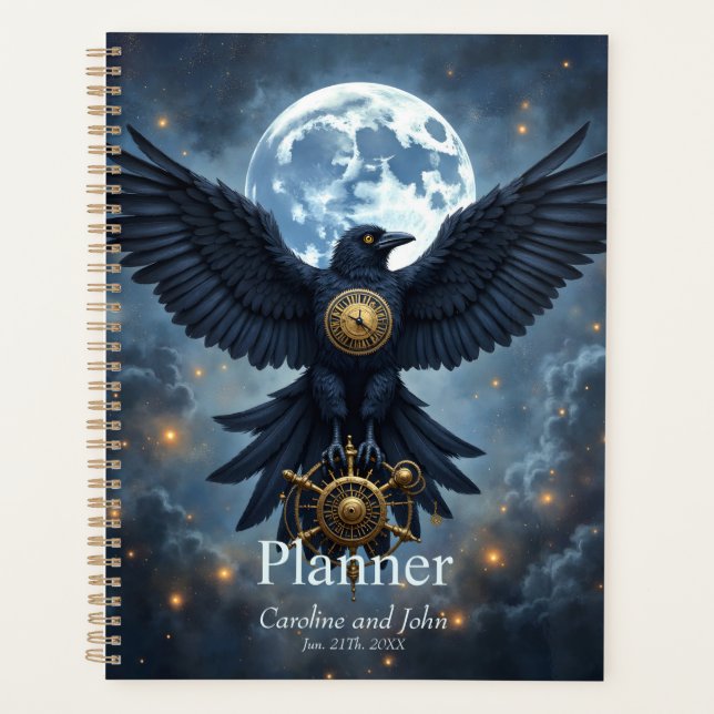 The Celestial Crow.  Planner (Front)
