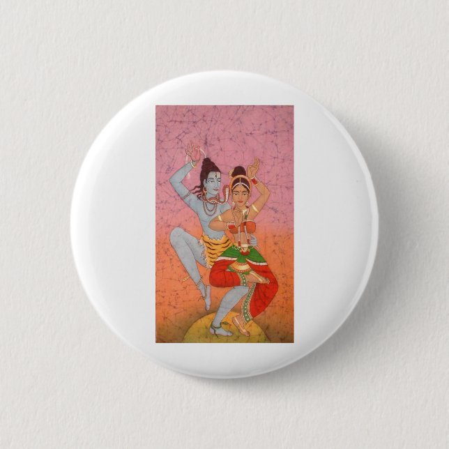 the_celestial_dance_of_shiva_and_parvati_bh21.jpg 2 inch round button (Front)