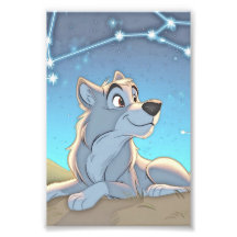 The Celestial Watcher - Grey Wolves