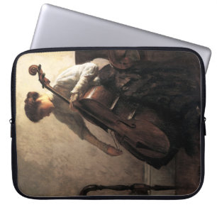 The Cellist (by Joseph DeCamp) Laptop Sleeve