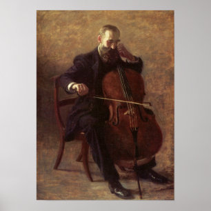 The Cello Player Poster