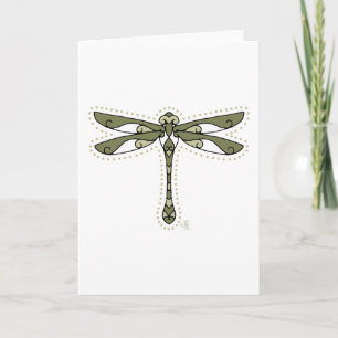 The Celtic Dragonfly Card