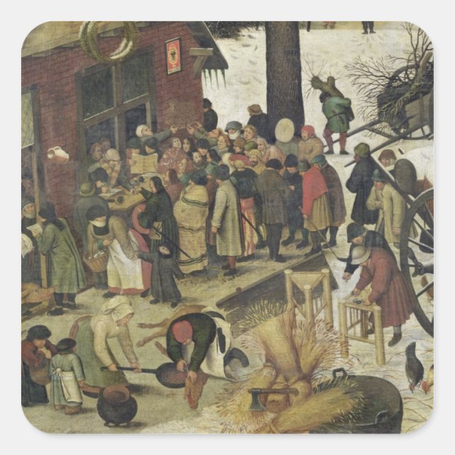 The Census at Bethlehem 2 Square Sticker (Front)