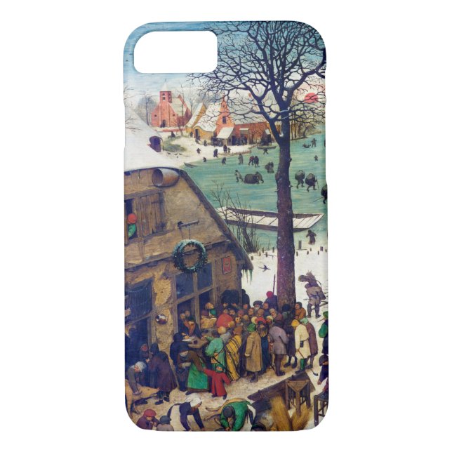 The Census at Bethlehem, Pieter Bruegel Case-Mate iPhone Case (Back)