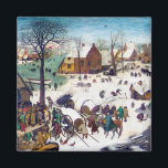 The Census at Bethlehem, Pieter Bruegel Magnet<br><div class="desc">Pieter Bruegel the Elder (1525–1530 – 9 September 1569) was the most significant artist of Dutch and Flemish Renaissance painting, a painter and printmaker from Brabant, known for his landscapes and peasant scenes (so-called genre painting); he was a pioneer in making both types of subject the focus in large paintings....</div>