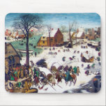 The Census at Bethlehem, Pieter Bruegel Mouse Pad<br><div class="desc">Pieter Bruegel the Elder (1525–1530 – 9 September 1569) was the most significant artist of Dutch and Flemish Renaissance painting, a painter and printmaker from Brabant, known for his landscapes and peasant scenes (so-called genre painting); he was a pioneer in making both types of subject the focus in large paintings....</div>